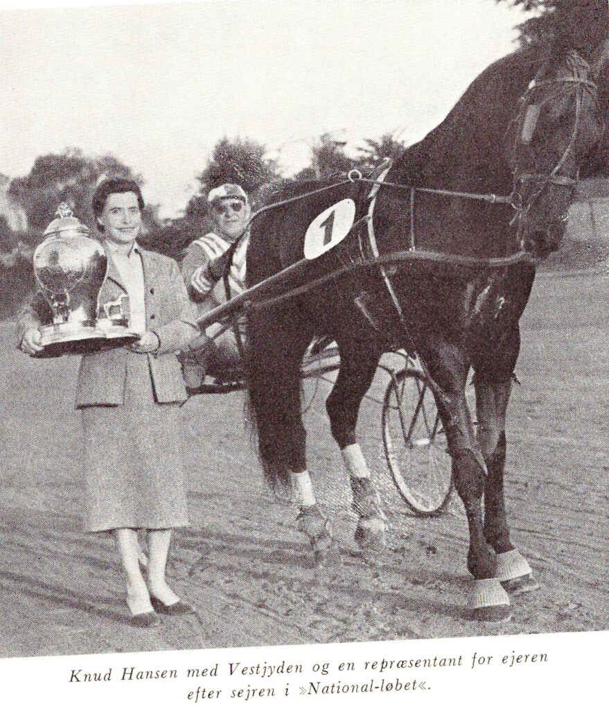 VESTJYDEN KNUD HANSEN Vinder Nationalloeb 1958