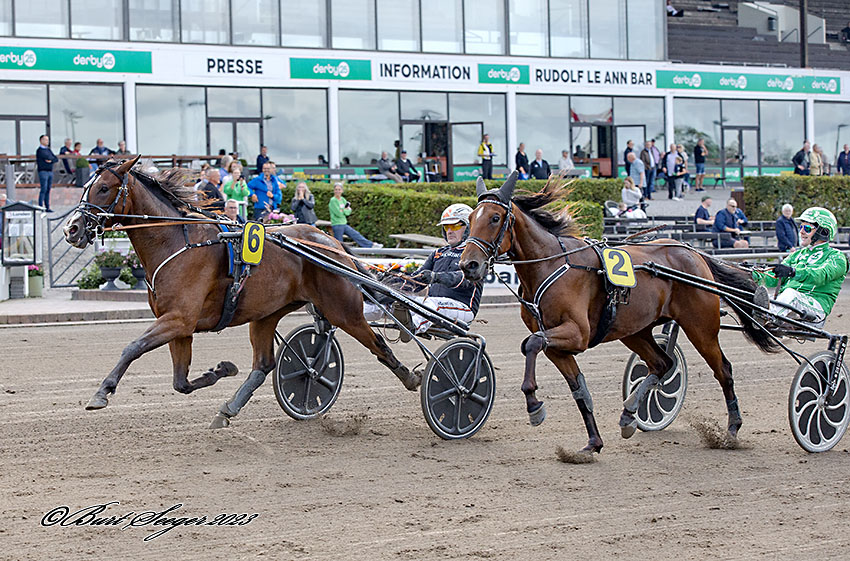 Hans Henning Kristoffersen klar til V75 på Åby Trav Charlottenlund
