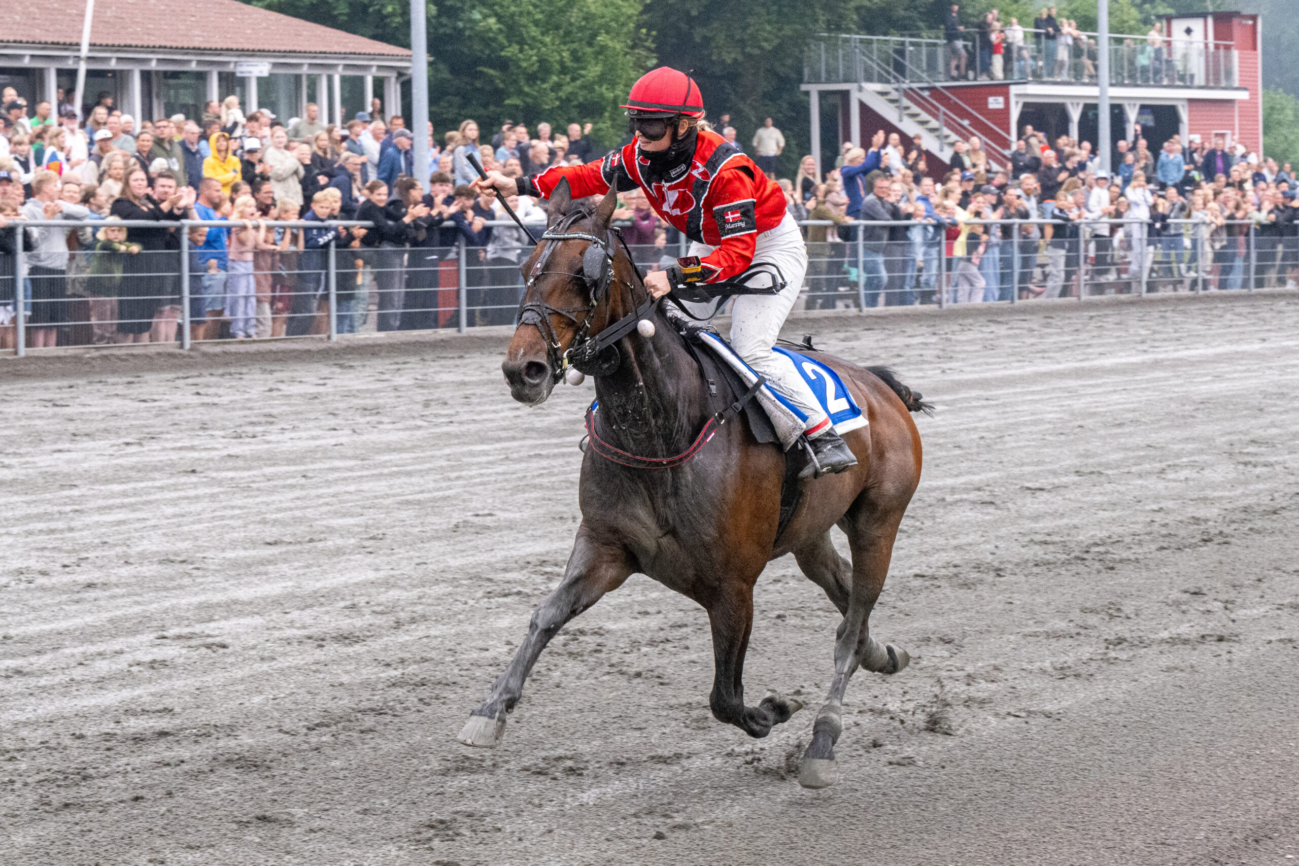 Bornholmsmesterskabet til Asger Molar Asger Molar med Nicole Marsing 10 juli 2024 Fotograf Torben Ag