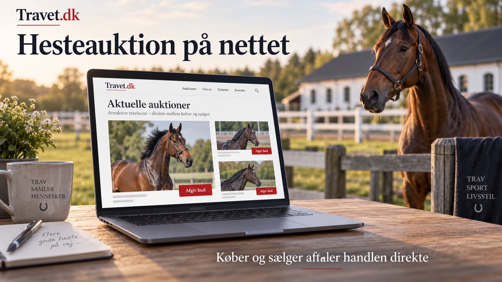 Hesteauktion paa nettet