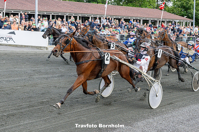 Itziar med Michael Loenborg 16 juli 2025 Fotograf Torben Ager Travfoto Bornholm TKA 5911