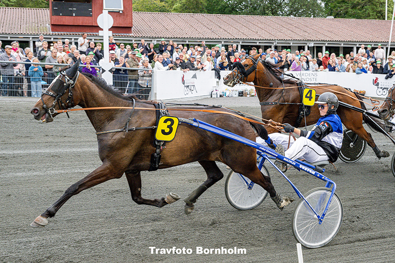 Patriicia Bo med Oliver Gommans 16 juli 2025 Fotograf Torben Ager Travfoto Bornholm TKA 5726