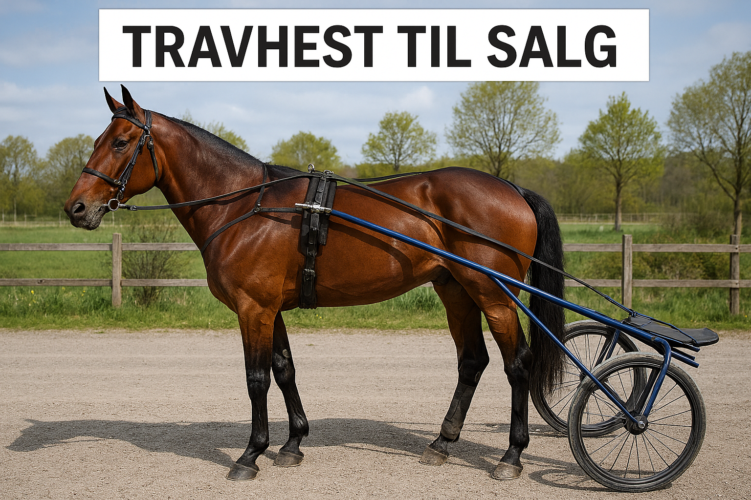 en travhest til salg